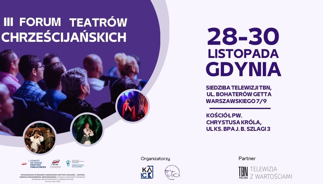 Forum Teatrów Chrześcijańskich po raz pierwszy w Gdyni
